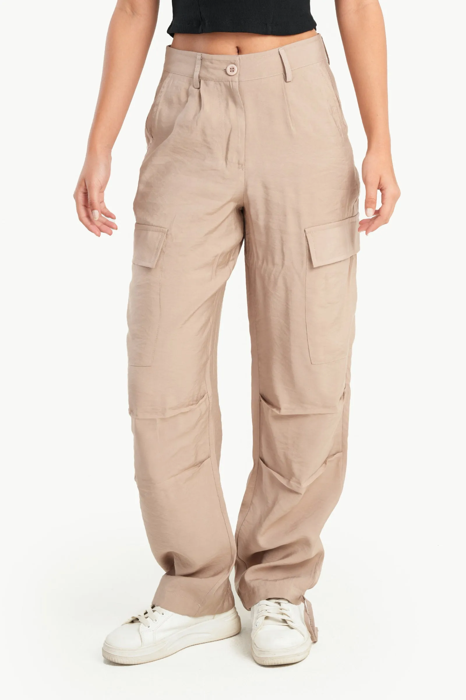 Cargo Pants with Drawstring