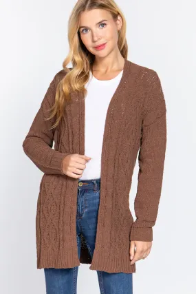 Chenille Sweater Cardigan