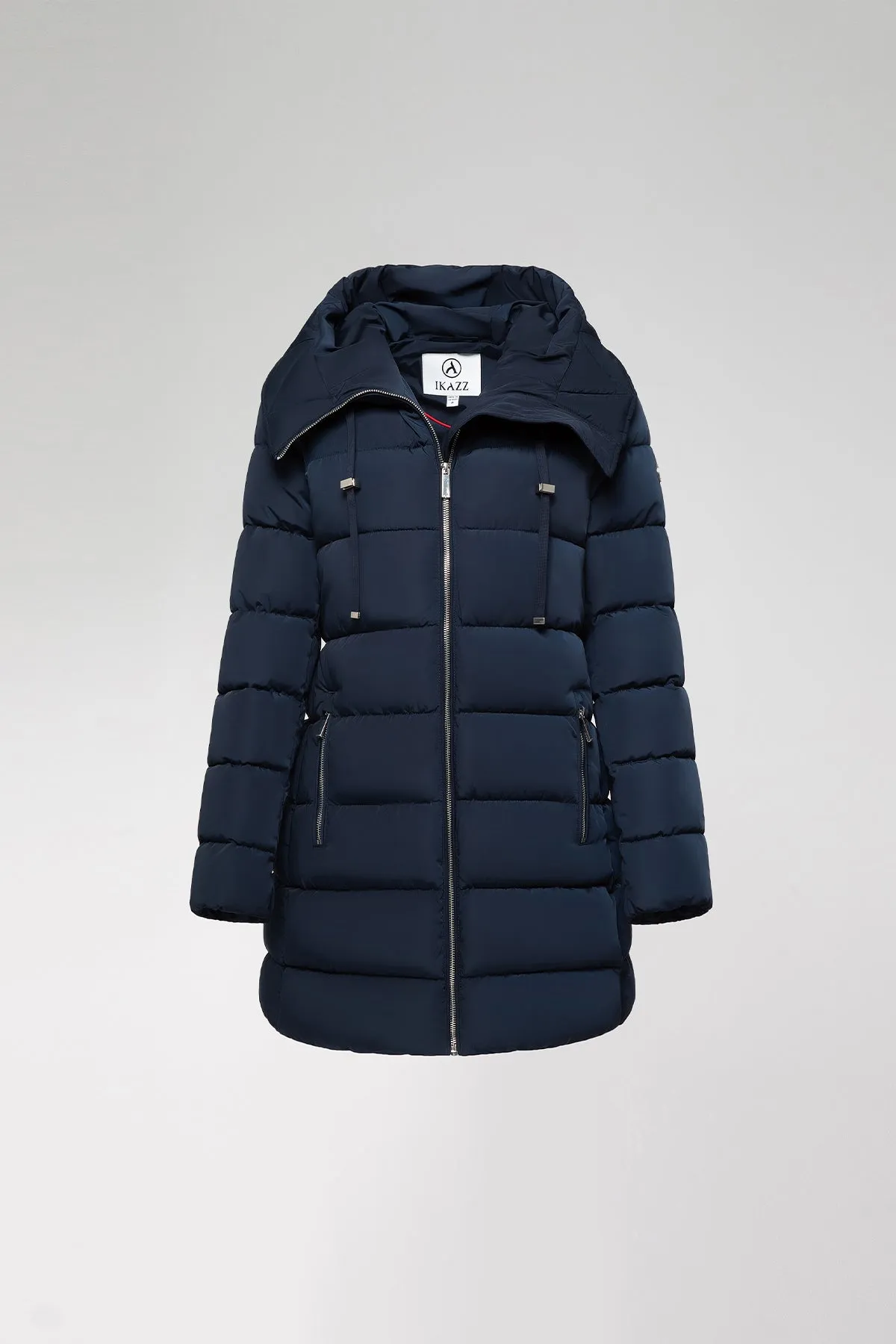 Cinch Waist Puffer Jacket & Coat with hood