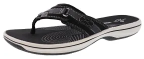 Clarks Women Sandals Lightweight Flip Flops Breeze Sea