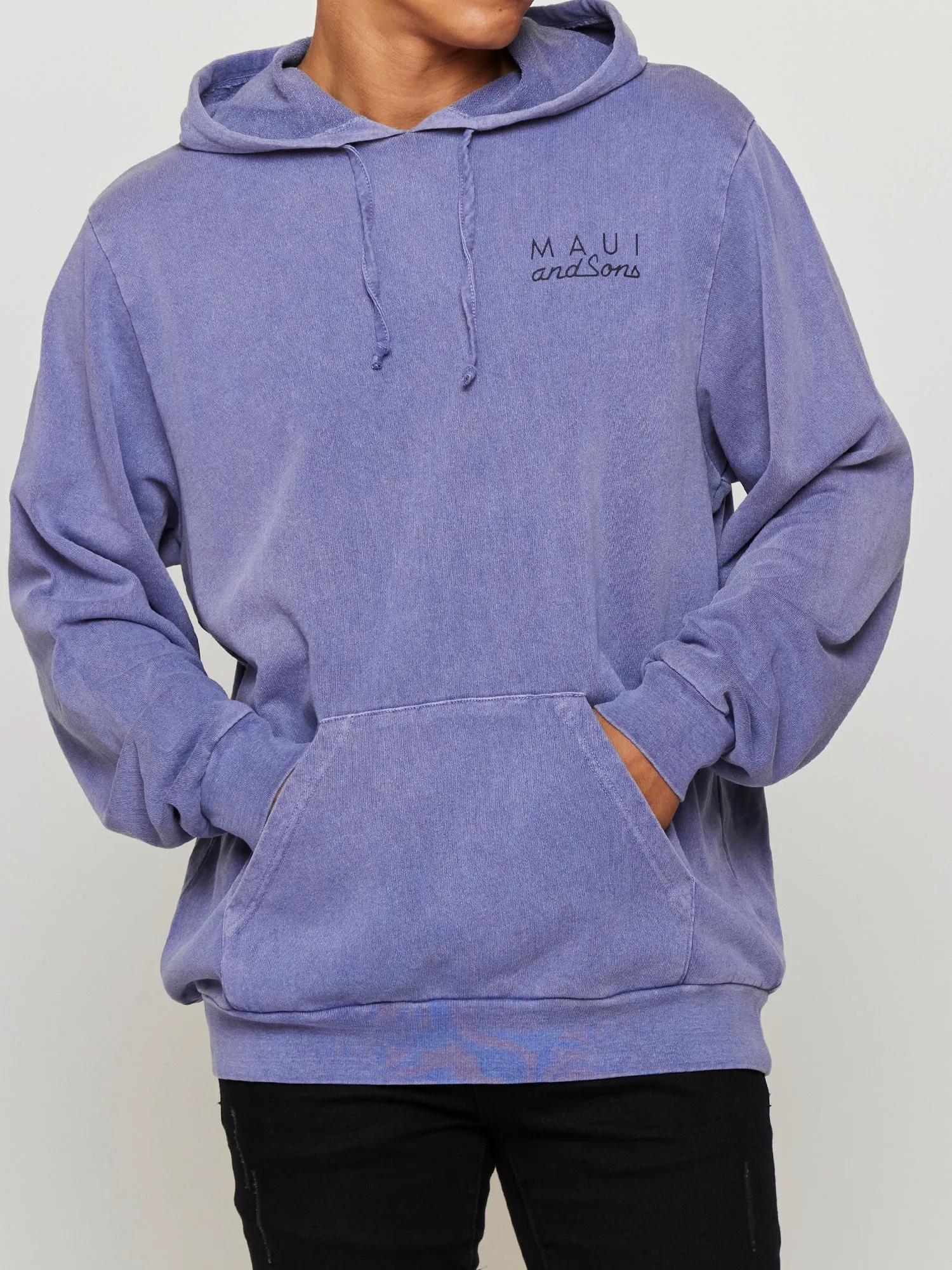 Cookie Logo Unisex Hoodie in Dust Purple