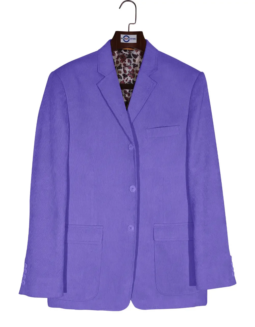 Corduroy Jacket - Purple Corduroy Jacket