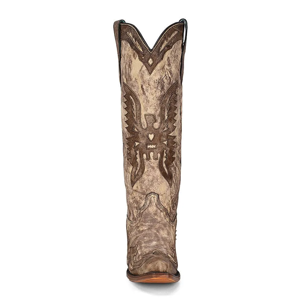 Corral Women's 15" Milagro Eagle Snip Toe Cowboy Boot