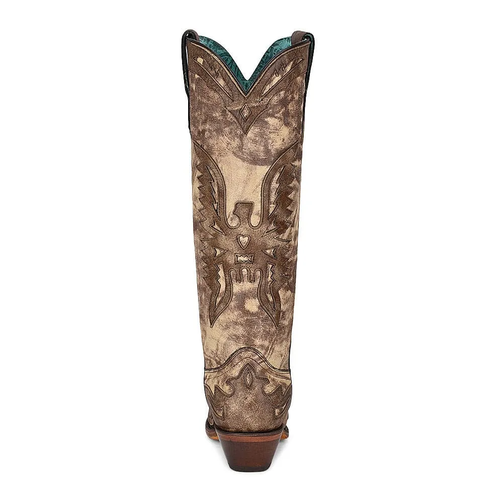 Corral Women's 15" Milagro Eagle Snip Toe Cowboy Boot