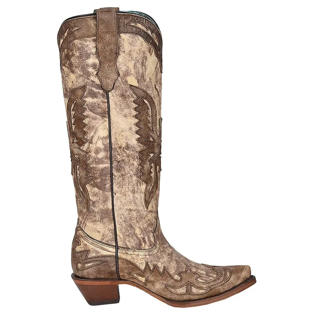 Corral Women's 15" Milagro Eagle Snip Toe Cowboy Boot