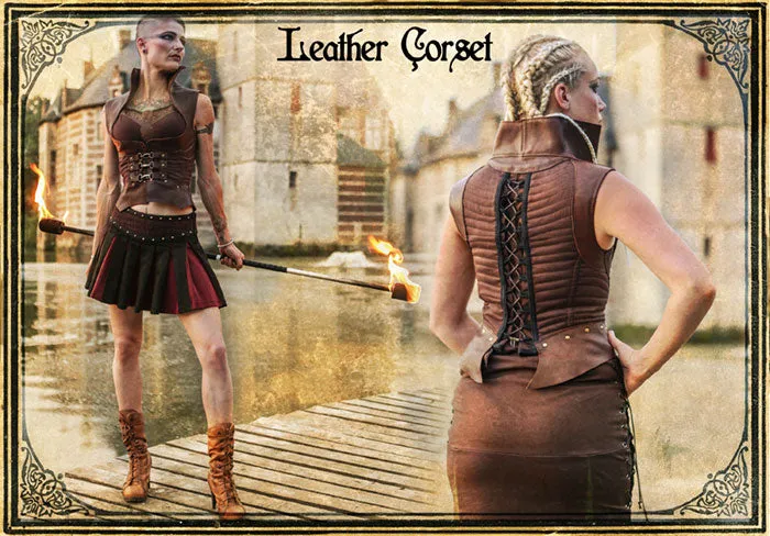 corset leer