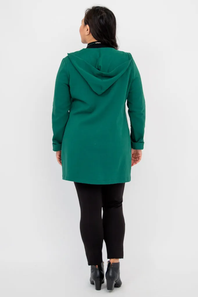 Cortes Jacket, Green, Cotton