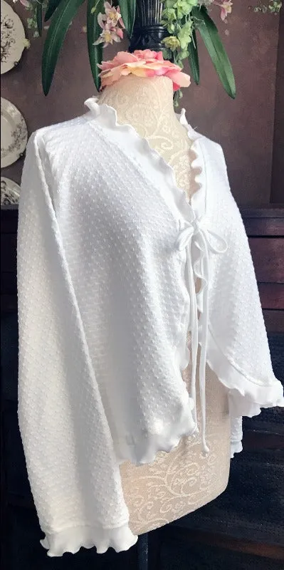 Cotton Bed Jacket DOT Collection