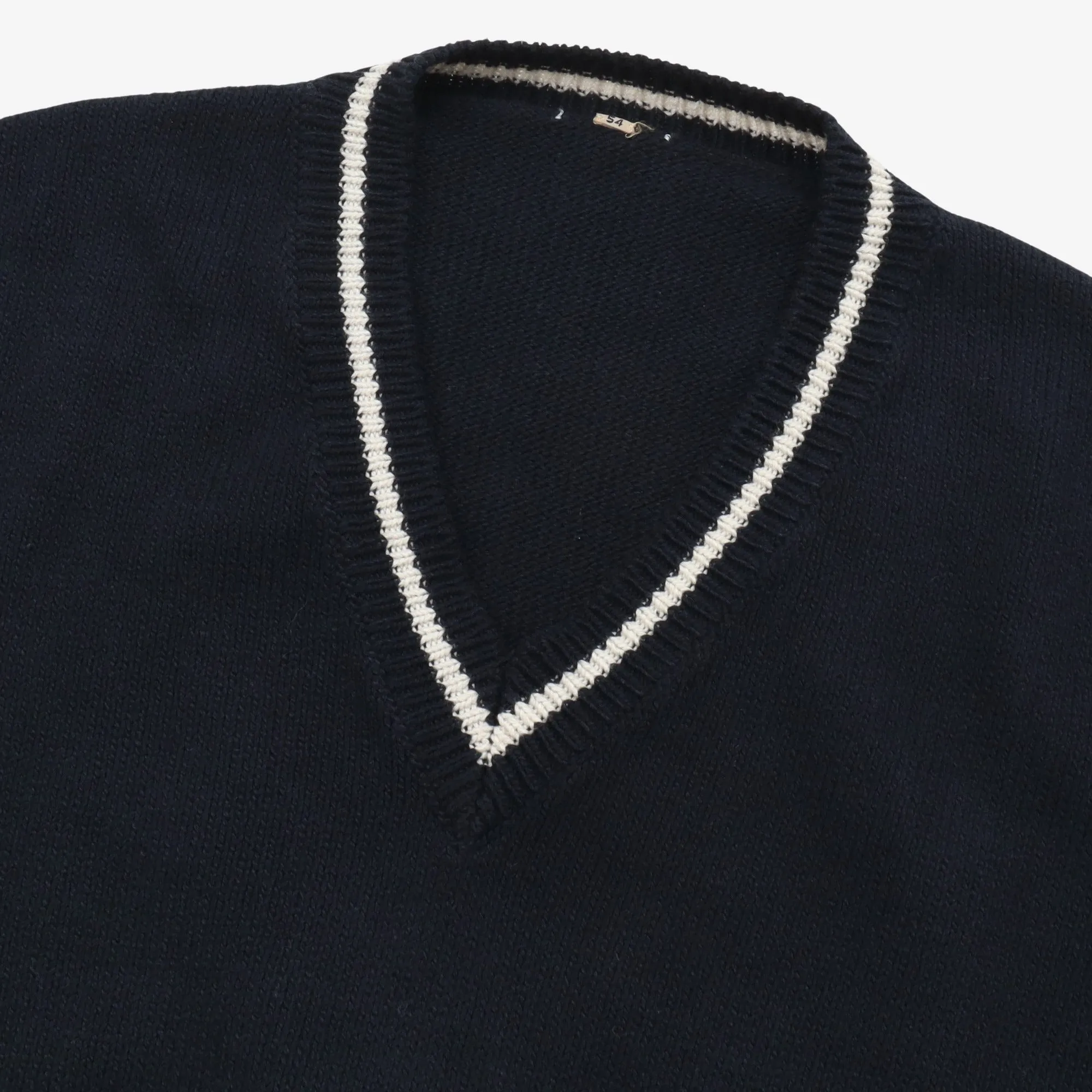 Cotton V-neck Sweater