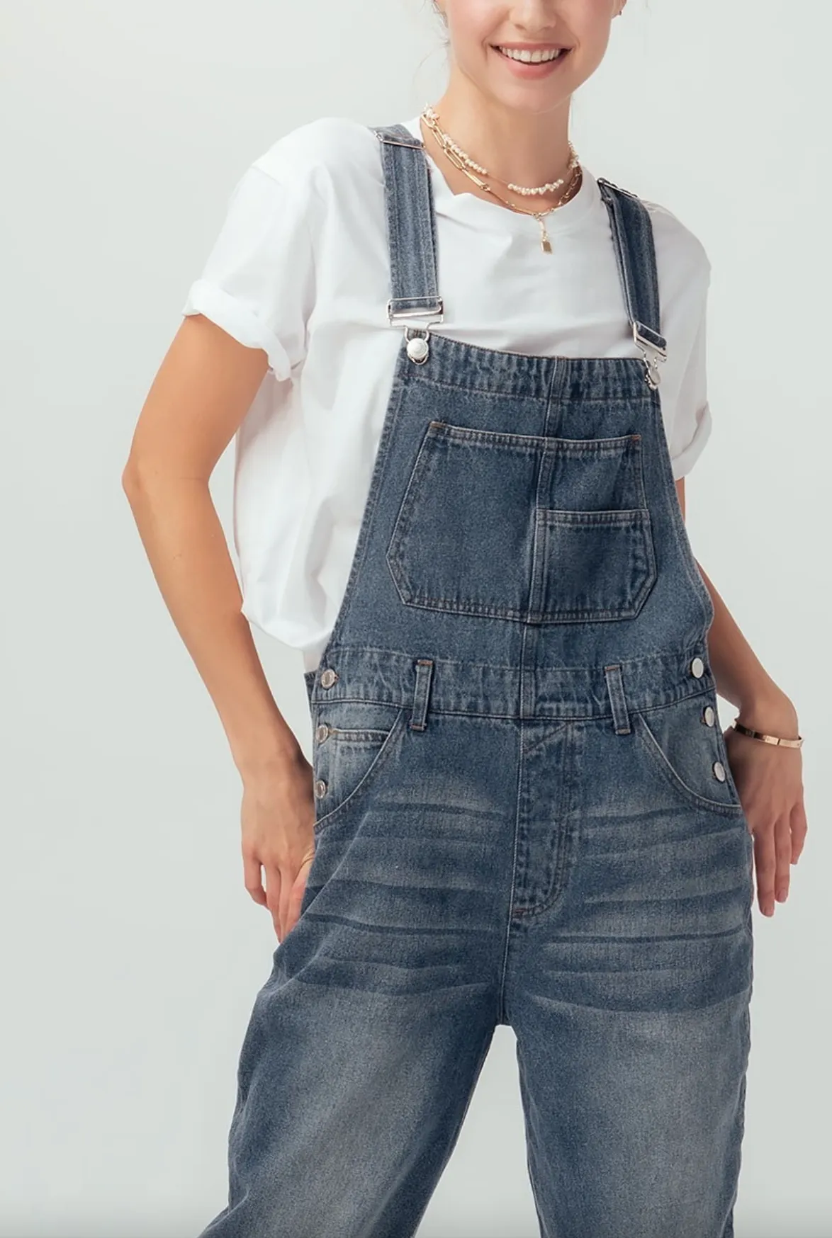 Denim Overalls