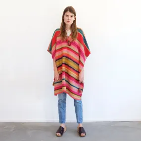 Desert Poncho - Red