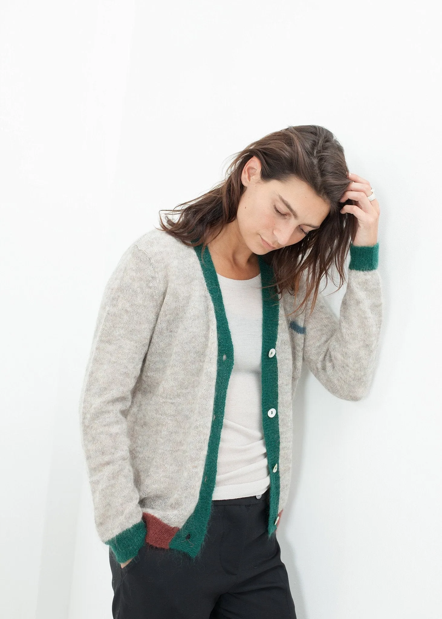 Deskle Cardigan in Heather