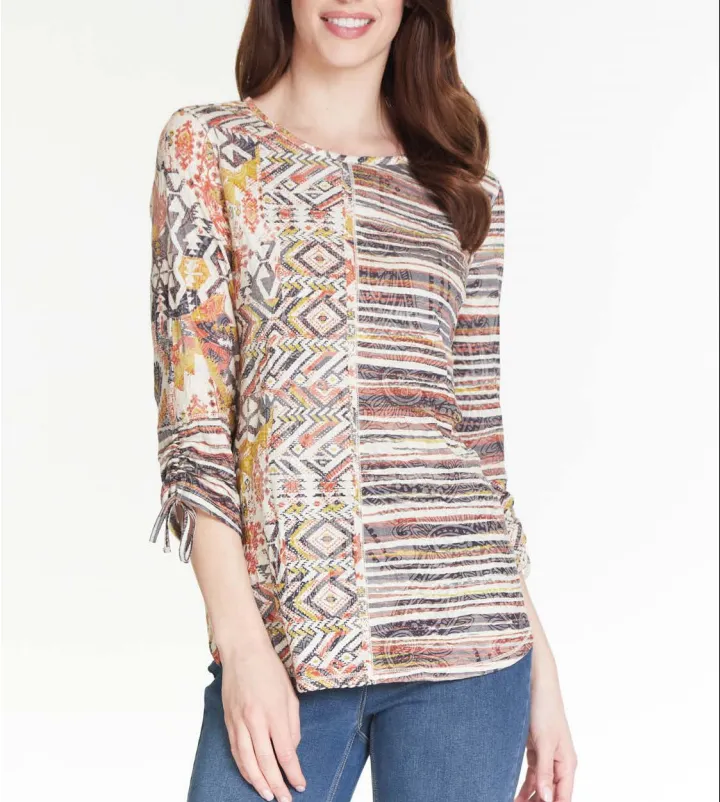 Drawstring Sleeve Top