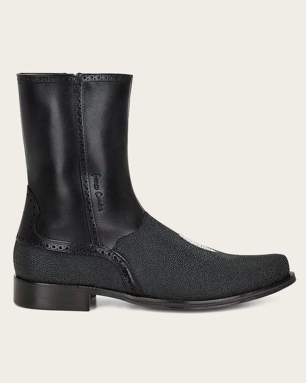 Dress black stingray boot