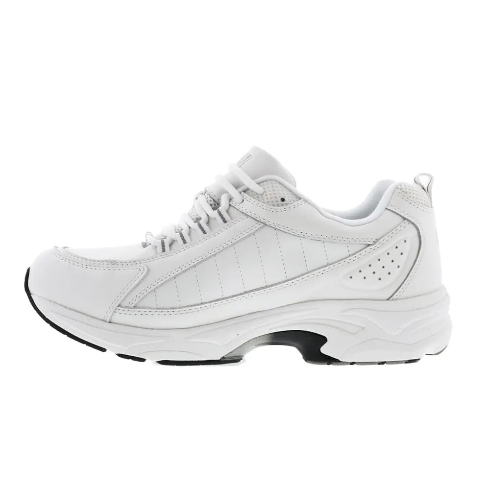 Drew Men's Voyager Leather Athletic Shoe White