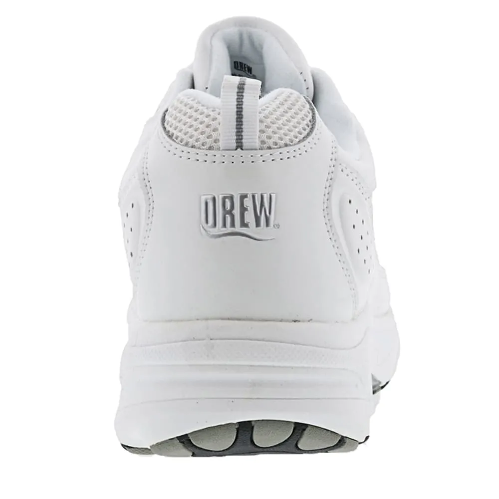 Drew Men's Voyager Leather Athletic Shoe White