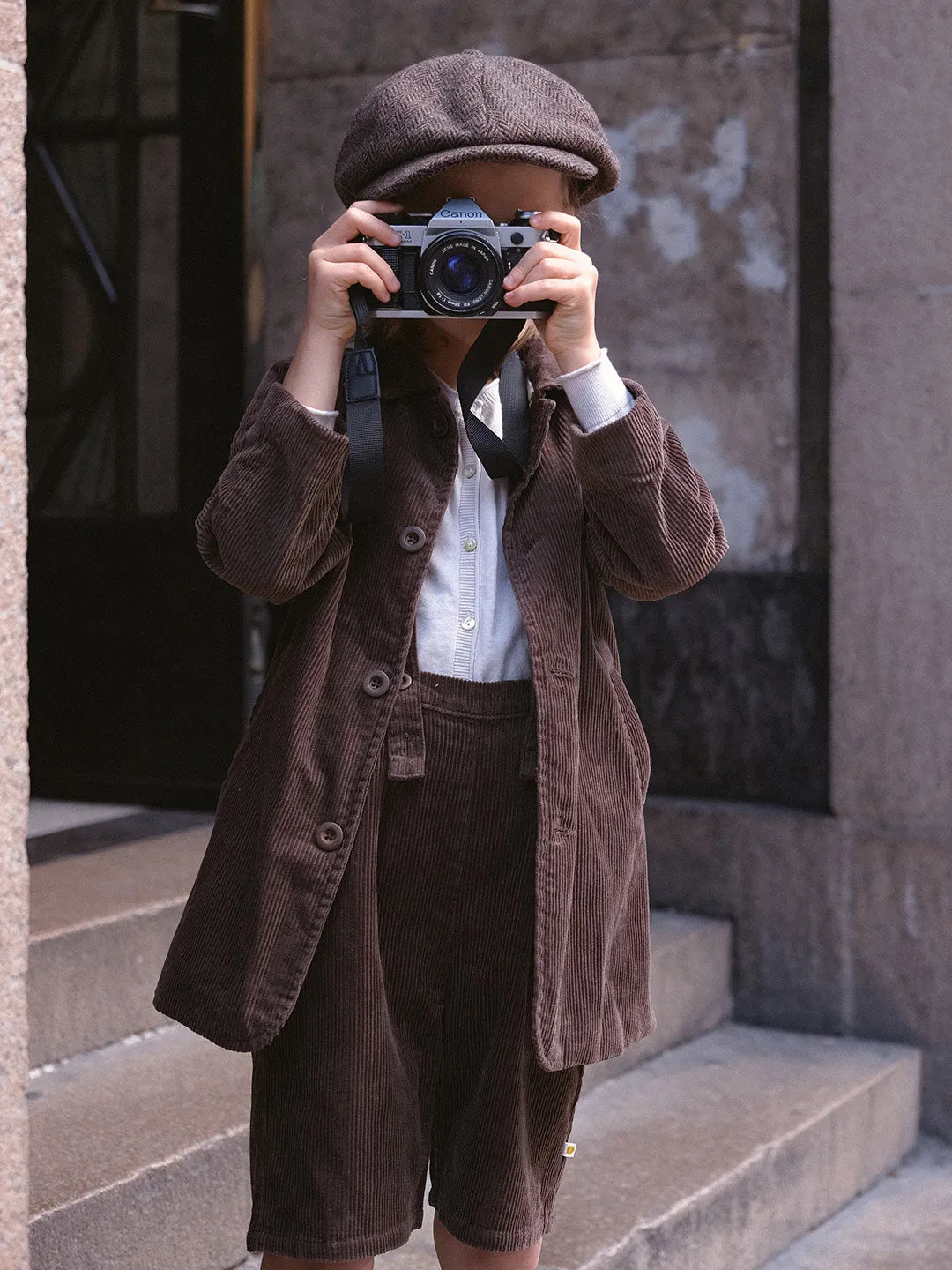 【Final Sale】Nocry Corduroy Bib Overalls