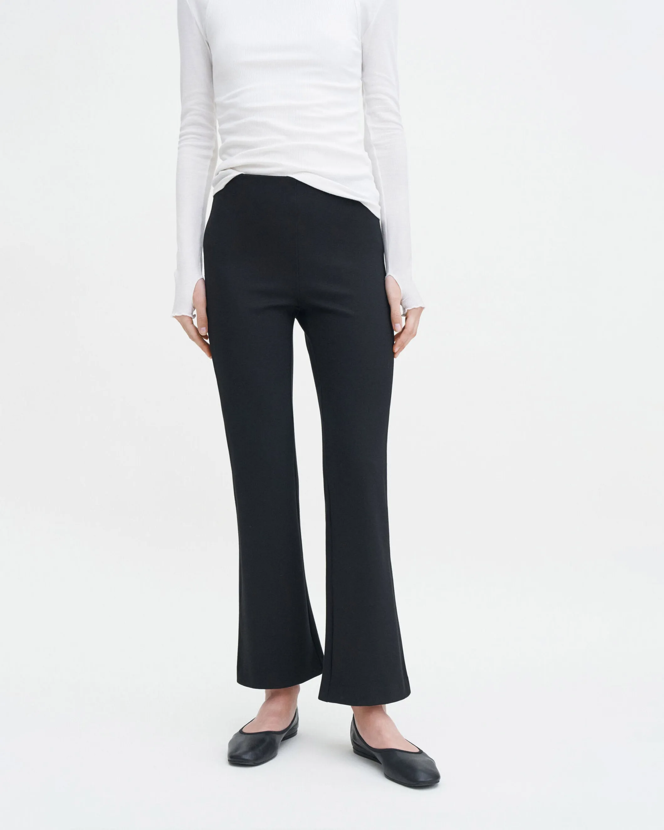 Flared Jersey Trouser