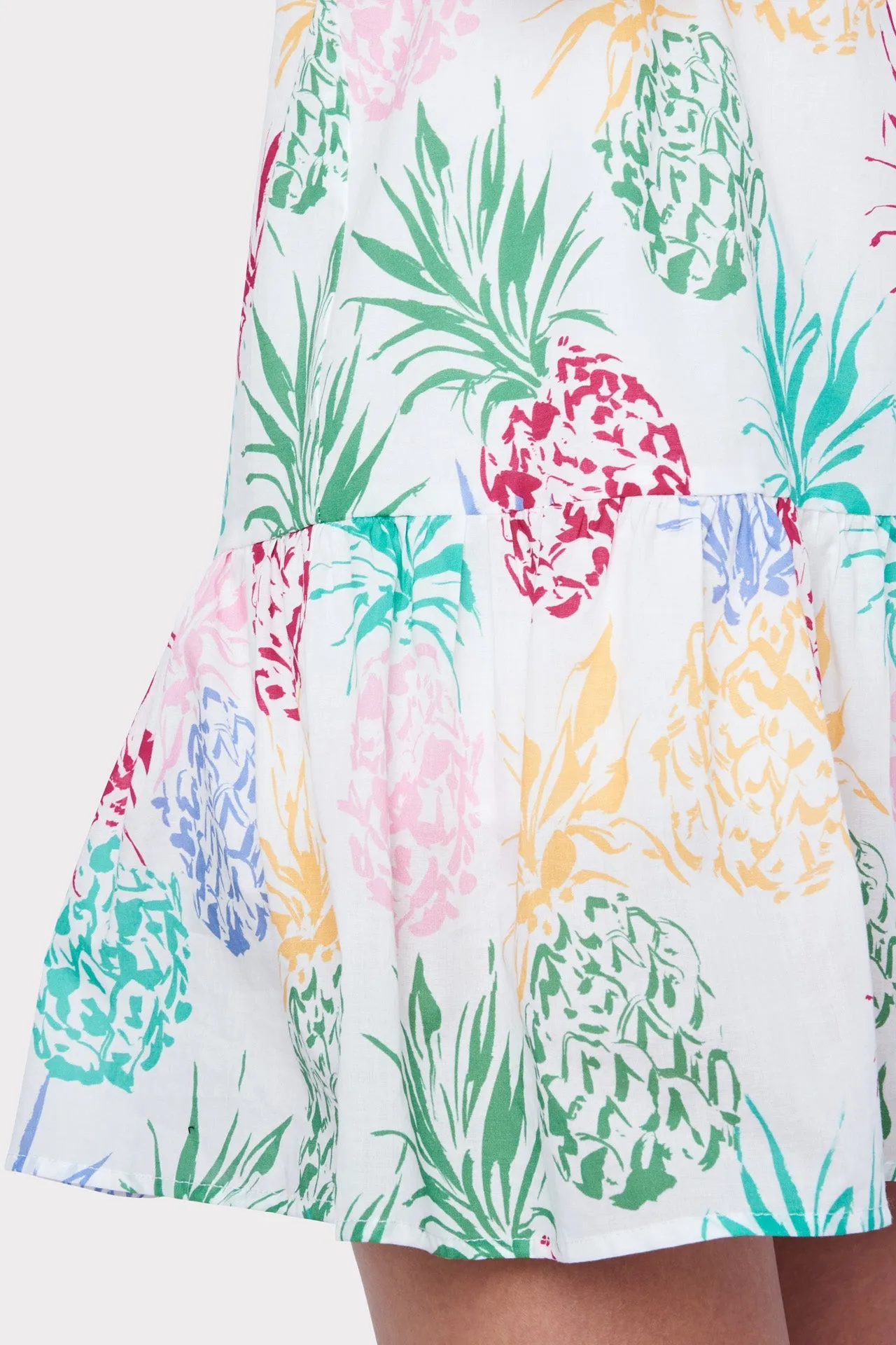 Flora Tropical Pineapple Dress