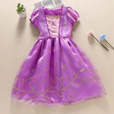 Foreign Trade European and American Girls Dress Princess Dress Dress Frozen Dress Cinderella Dress One Piece Dropshipping