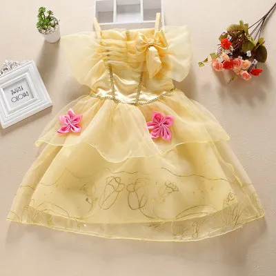 Foreign Trade European and American Girls Dress Princess Dress Dress Frozen Dress Cinderella Dress One Piece Dropshipping