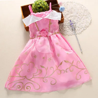 Foreign Trade European and American Girls Dress Princess Dress Dress Frozen Dress Cinderella Dress One Piece Dropshipping