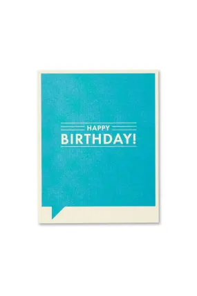 frank & funny card - happy birthday!