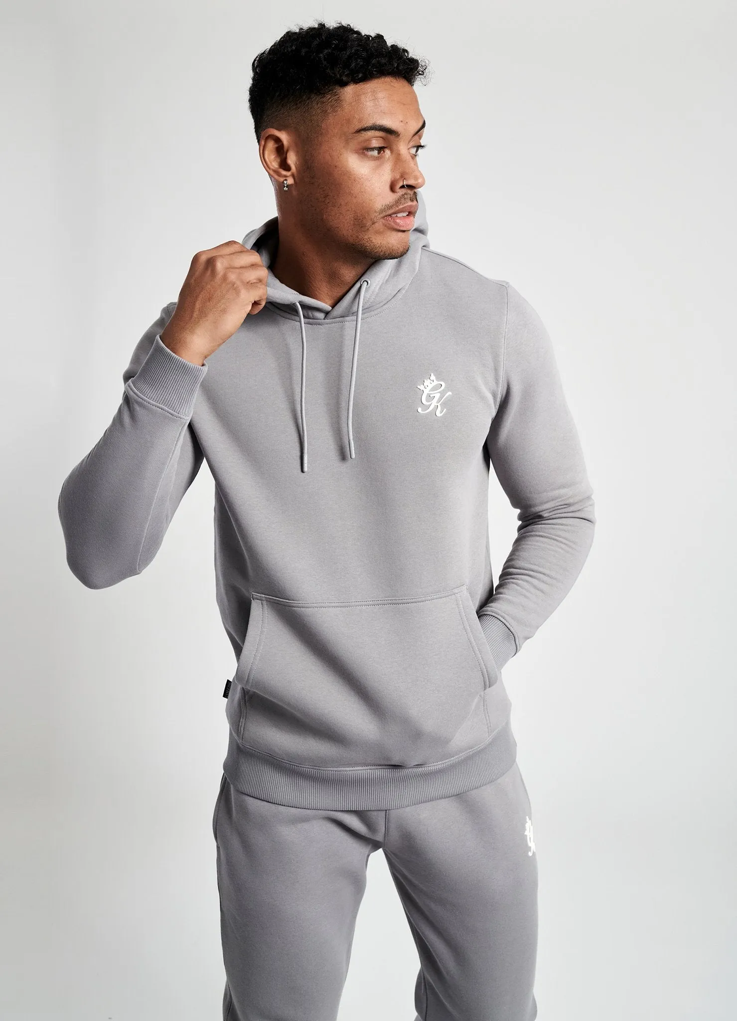 GK Basis Overhead Hoodie - Silver Grey