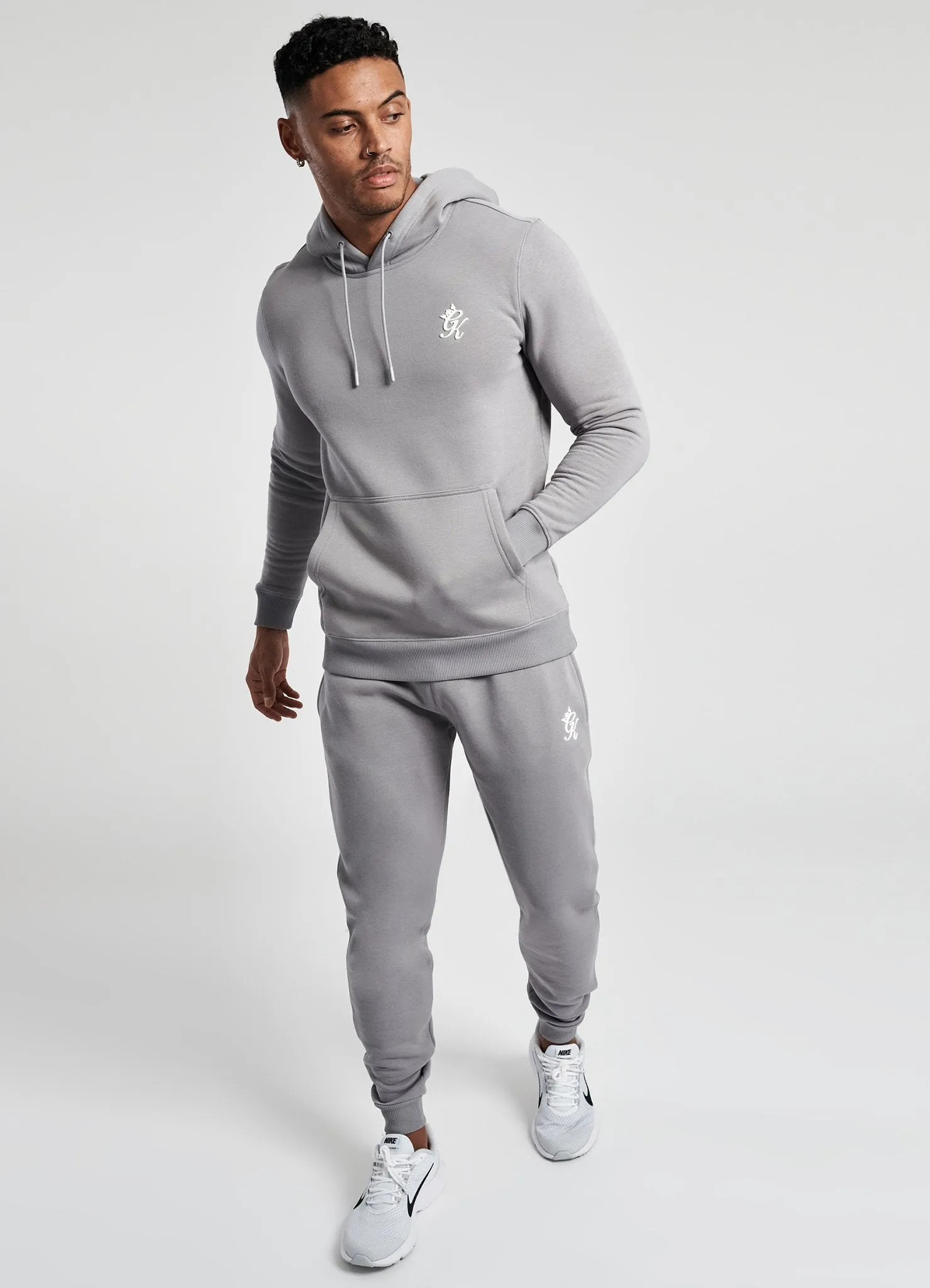 GK Basis Overhead Hoodie - Silver Grey