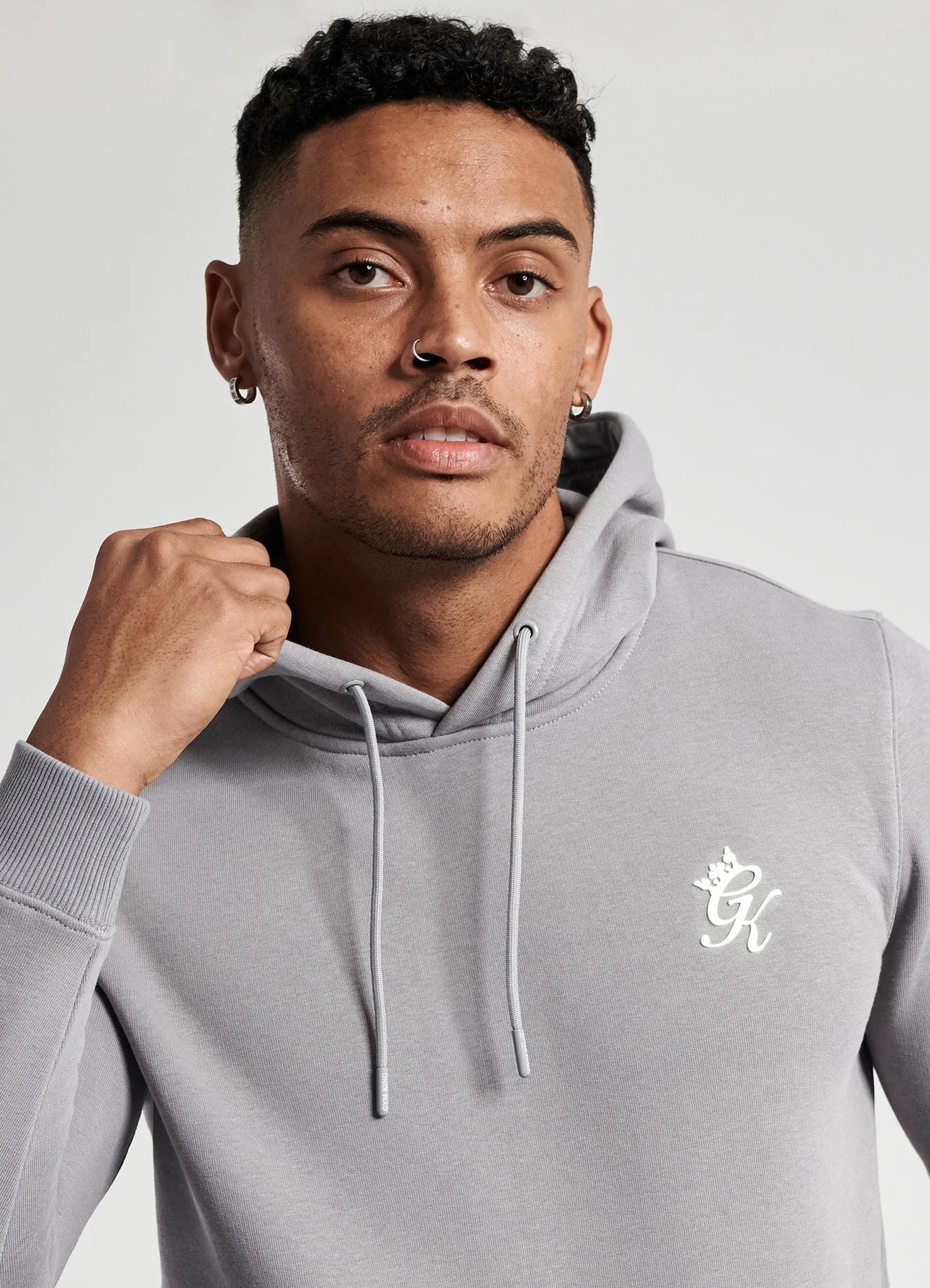 GK Basis Overhead Hoodie - Silver Grey