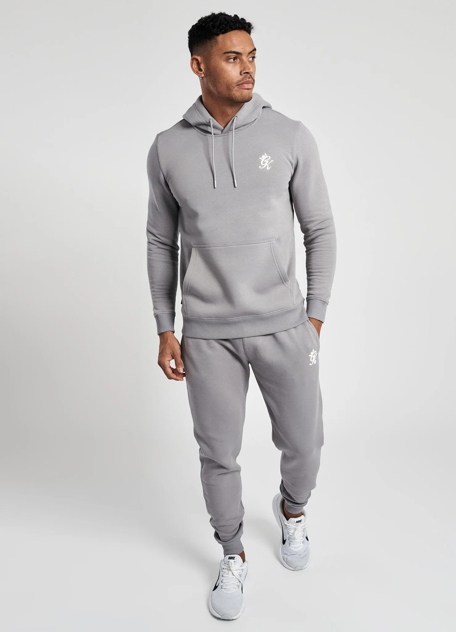 GK Basis Overhead Hoodie - Silver Grey