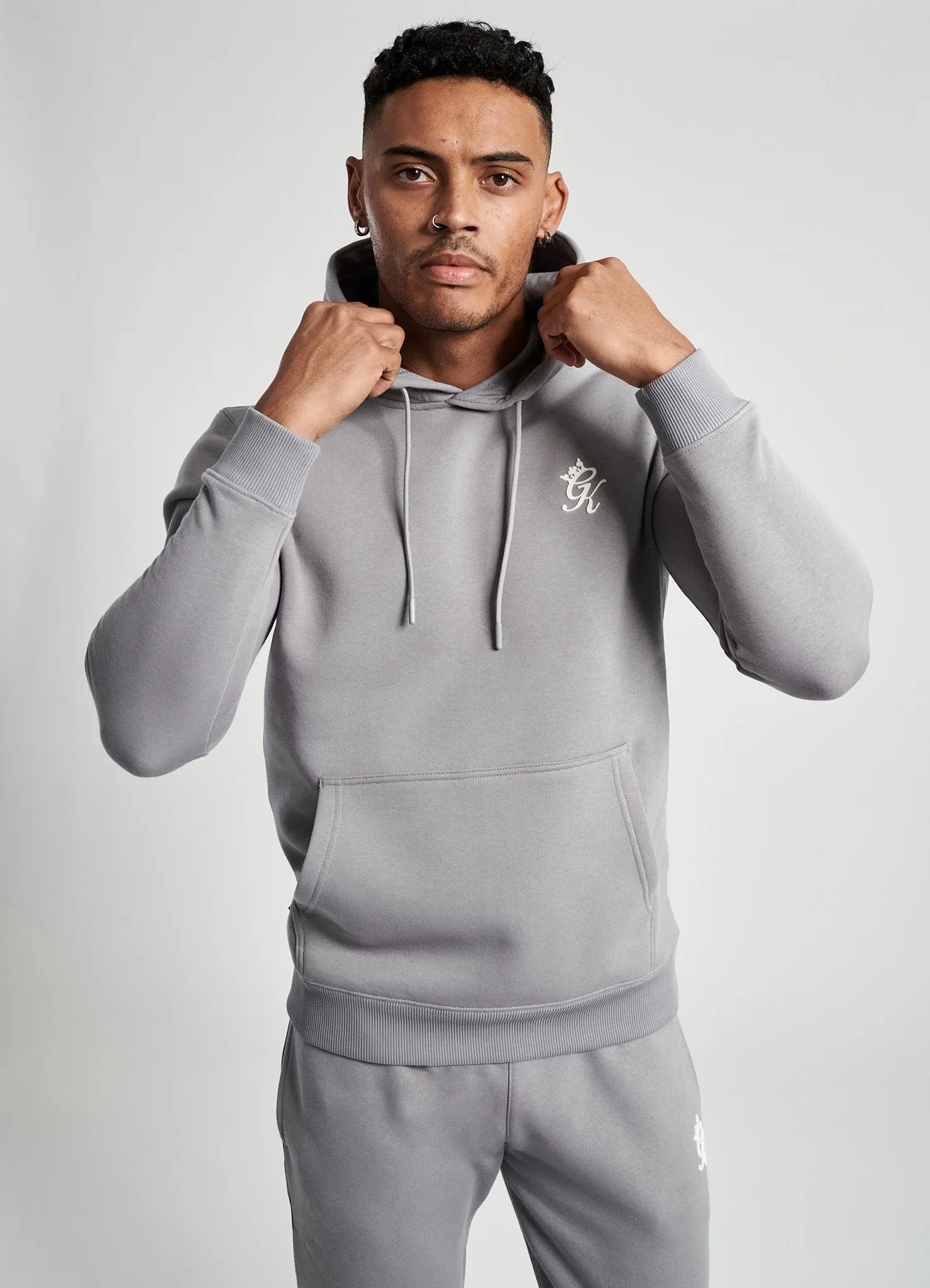 GK Basis Overhead Hoodie - Silver Grey