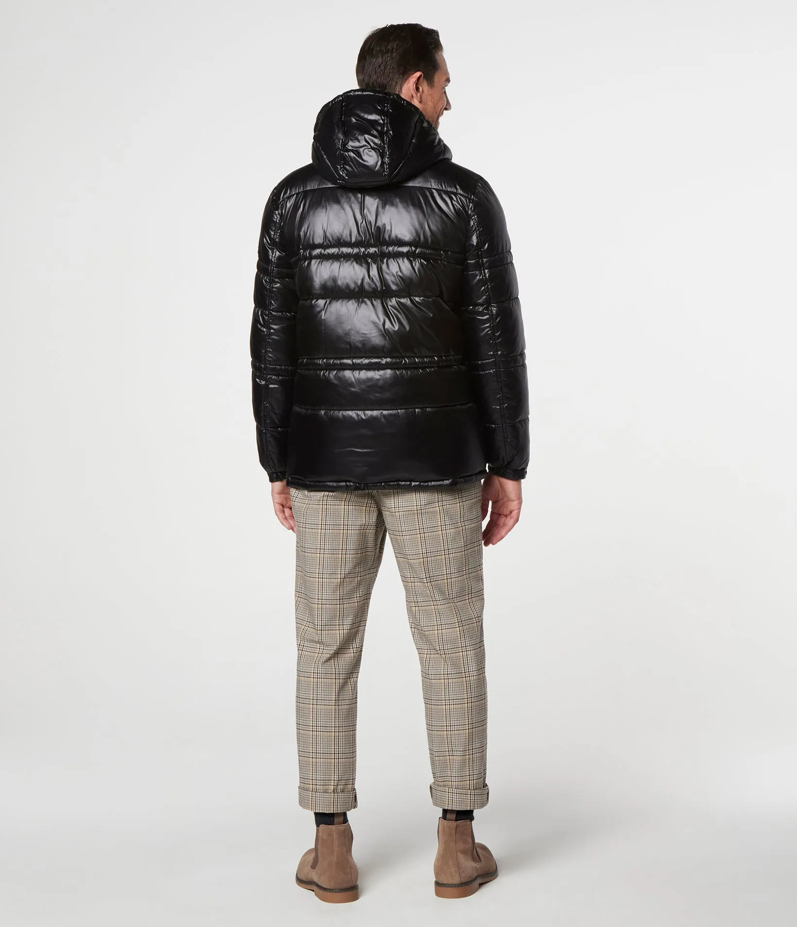 Gotham Quilted Jacket With Removable Hood