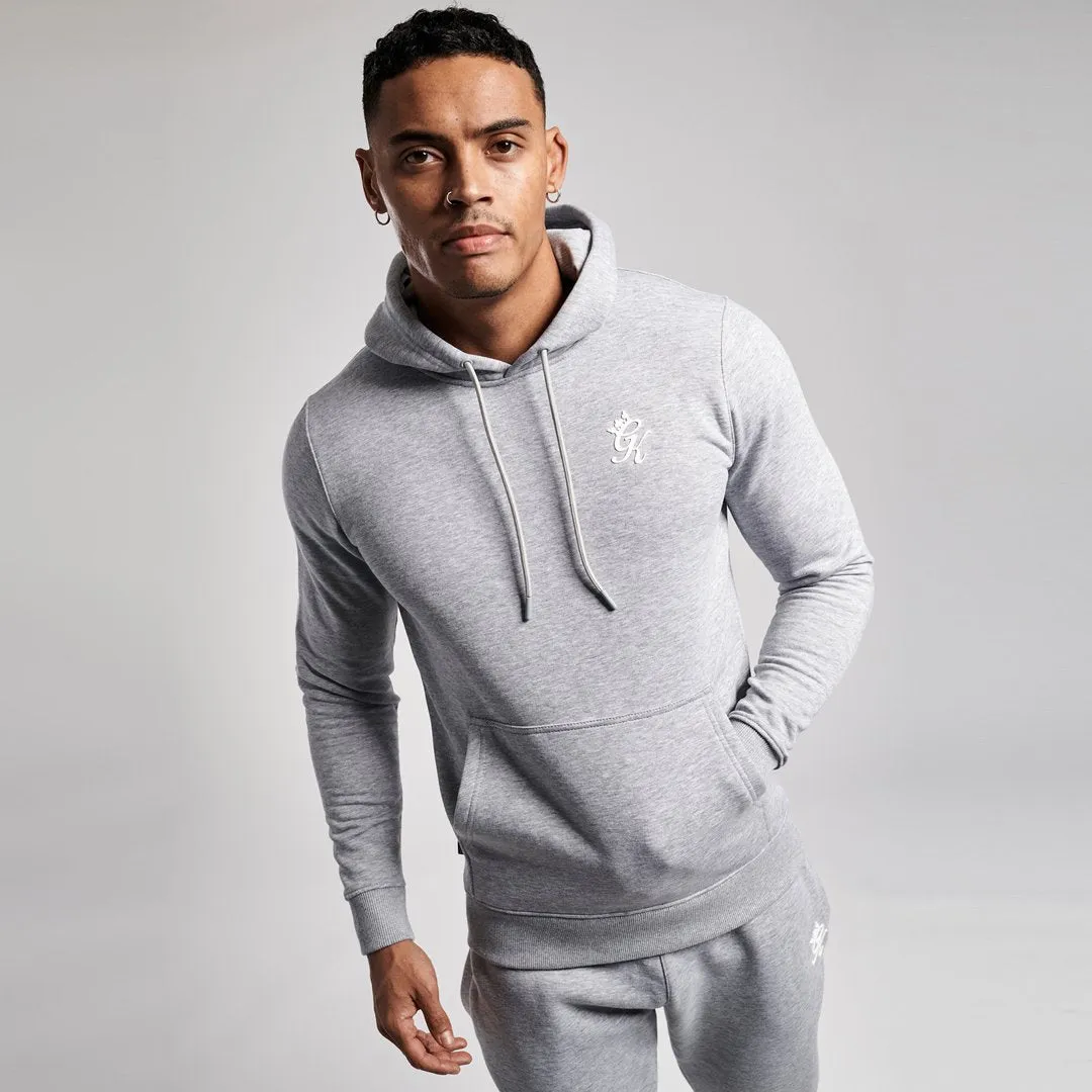 Gym King Basis Overhead Hoodie - Grey Marl