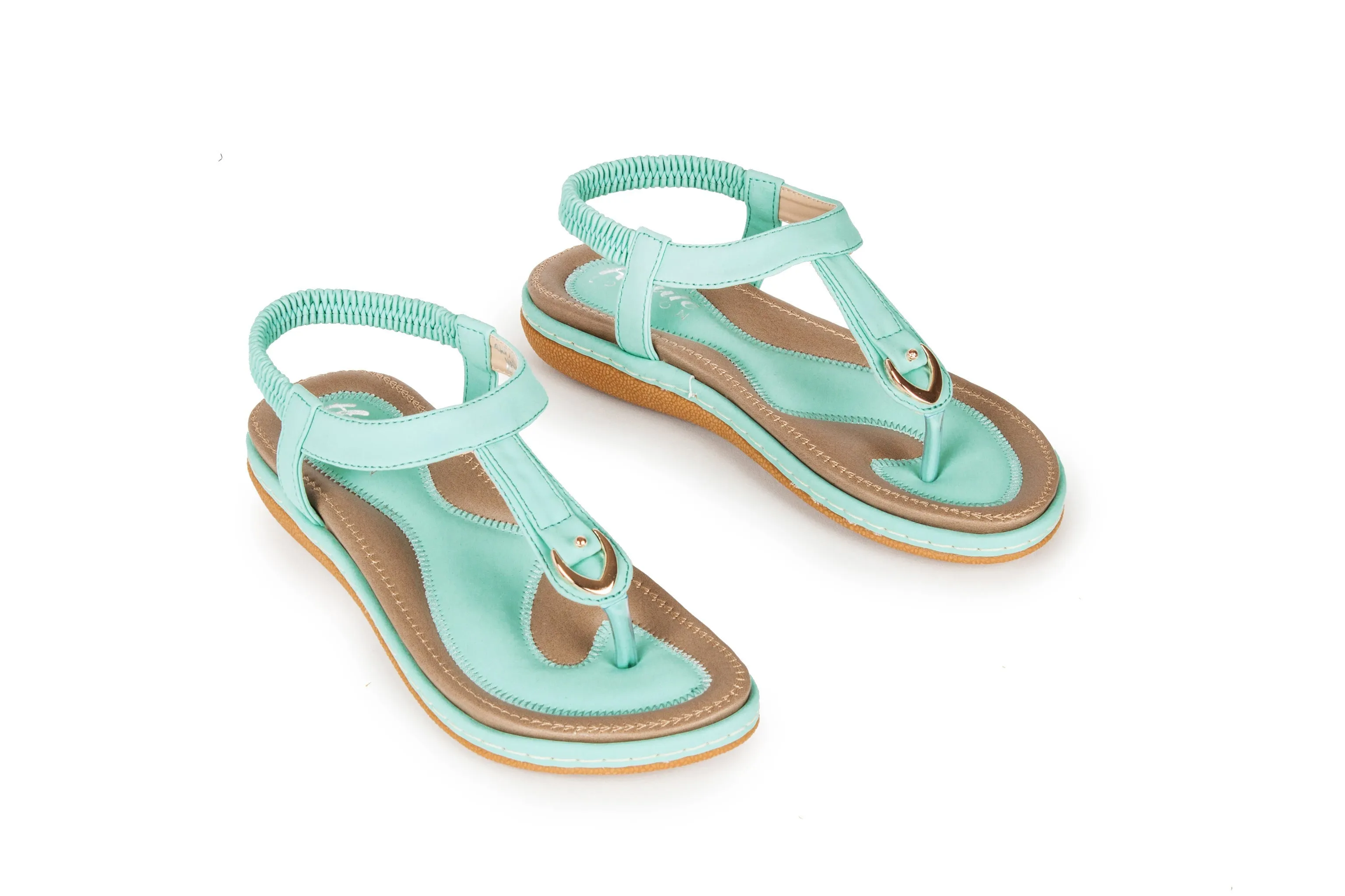 Haute Edition Women's Classic Bohemian Comfort Sandals