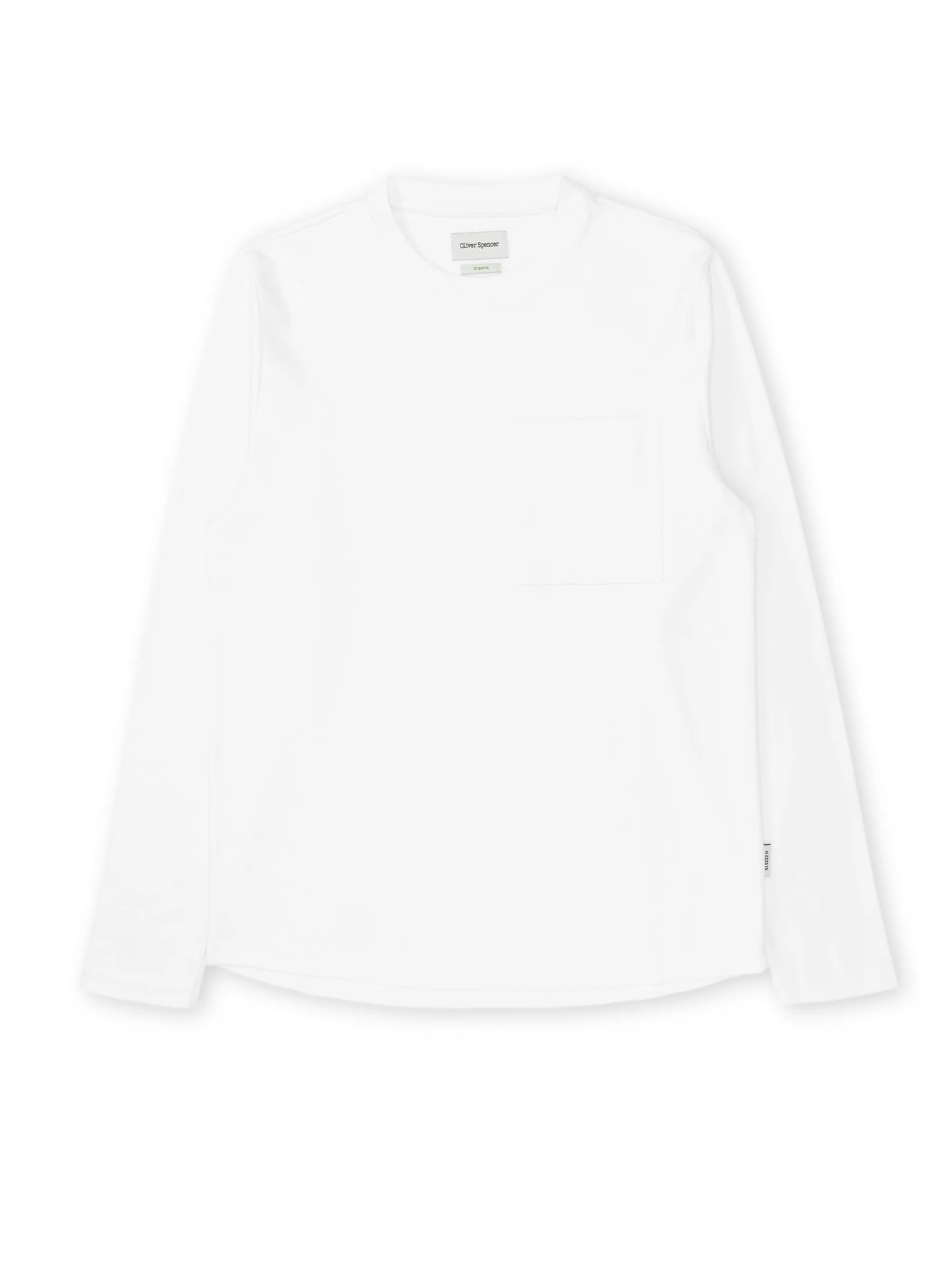 Heavy Long Sleeve T-Shirt Tavistock White