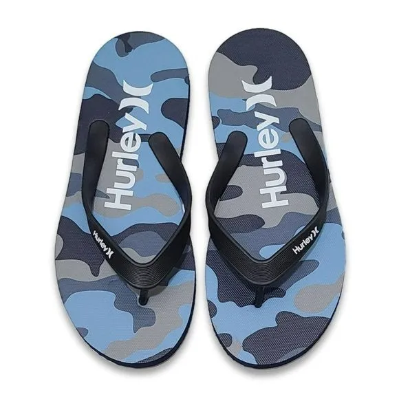 Hurley Men's One and Only Camo Print Flip-Flops