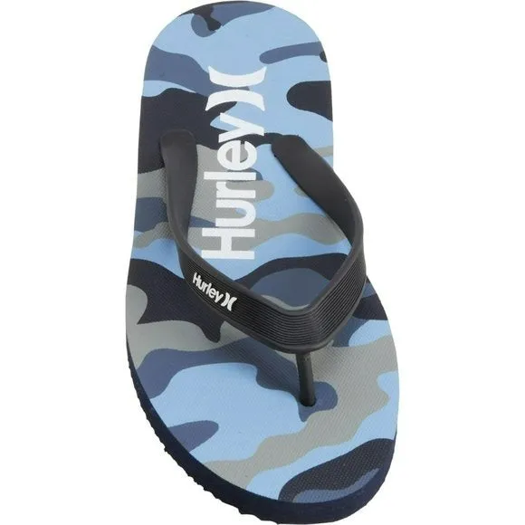 Hurley Men's One and Only Camo Print Flip-Flops