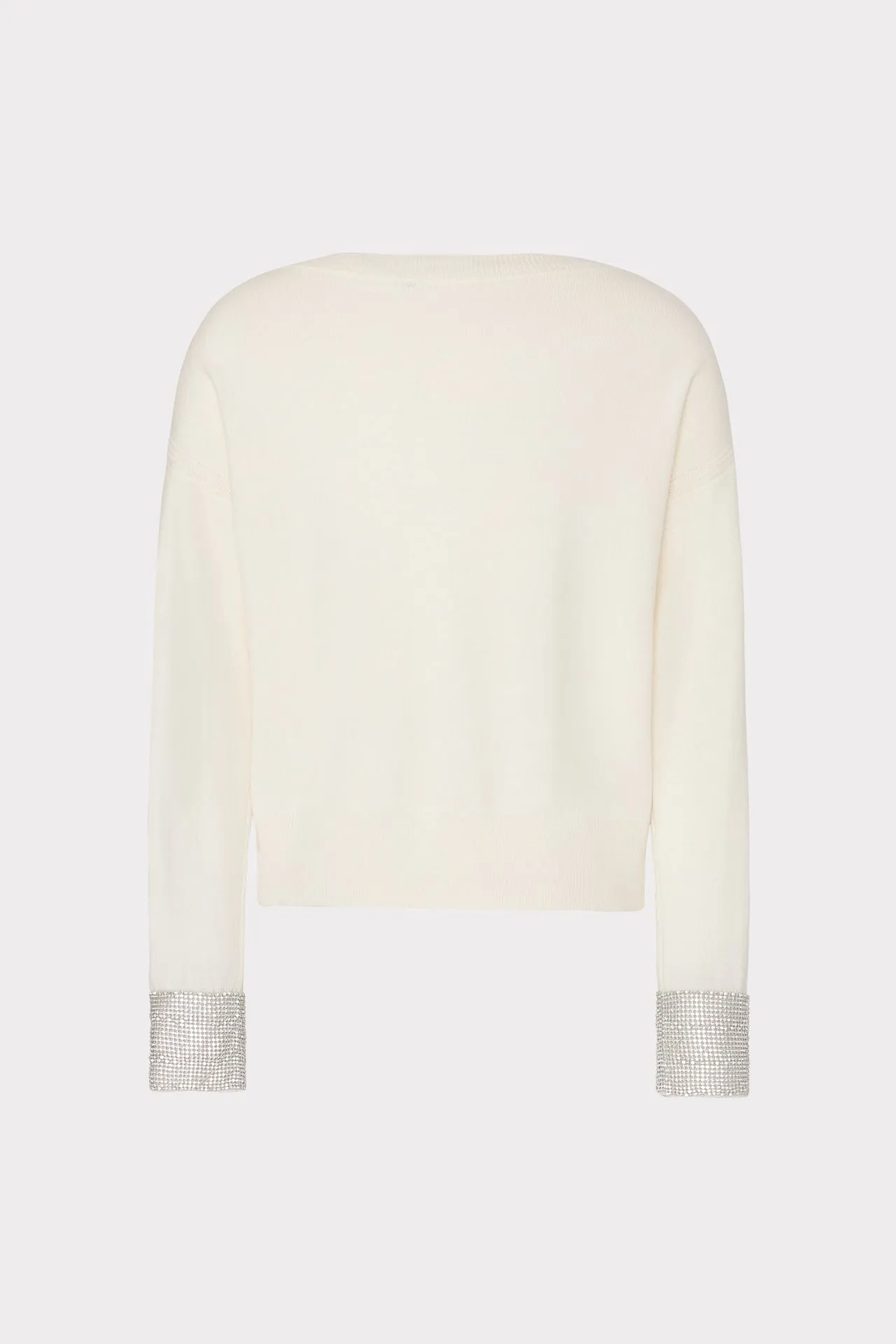 Ilyse Crystal Cuff V-Neck Sweater