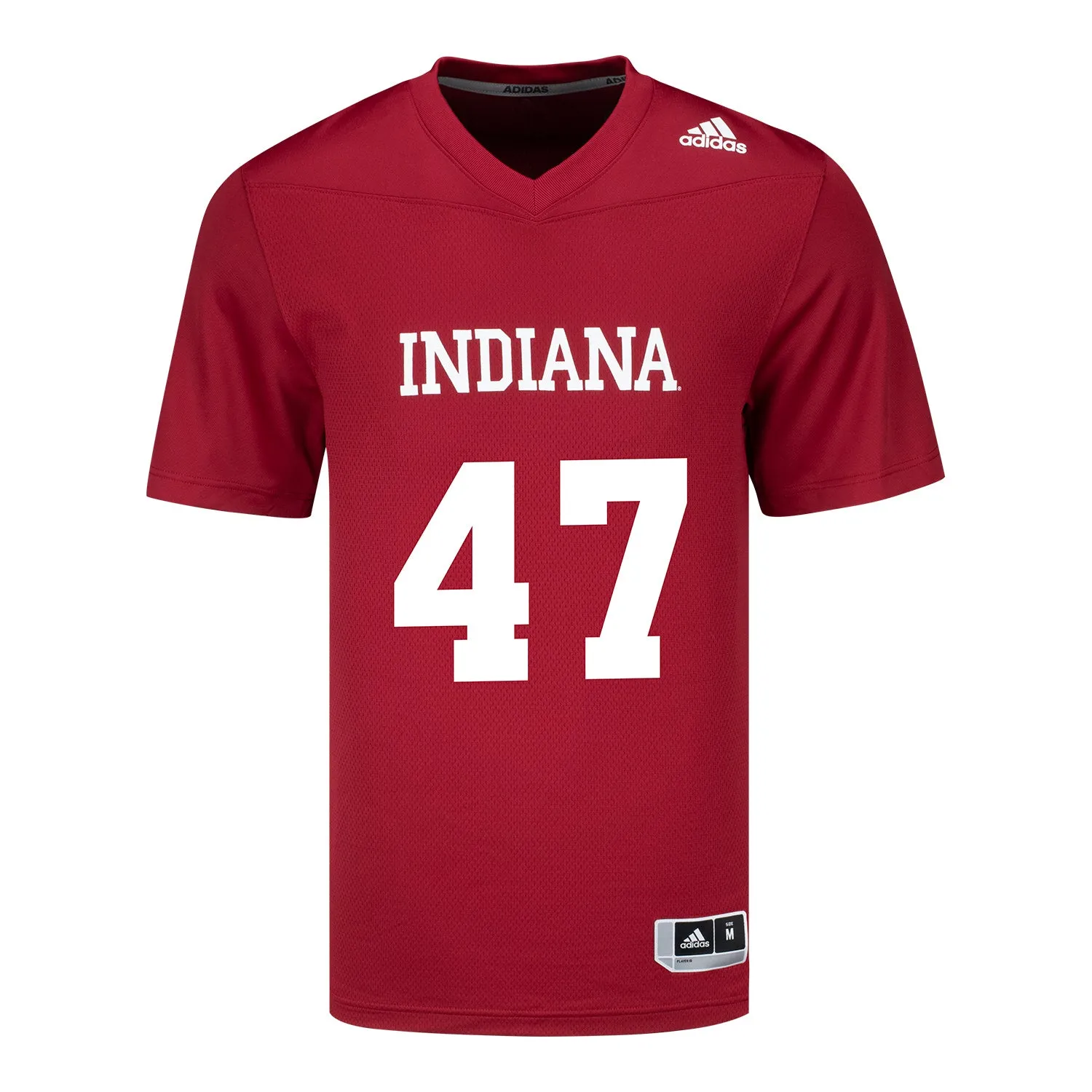 Indiana Hoosiers Adidas #47 Finn Walters Crimson Student Athlete Football Jersey