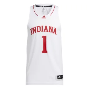 Indiana Hoosiers Adidas Swingman White Basketball Jersey