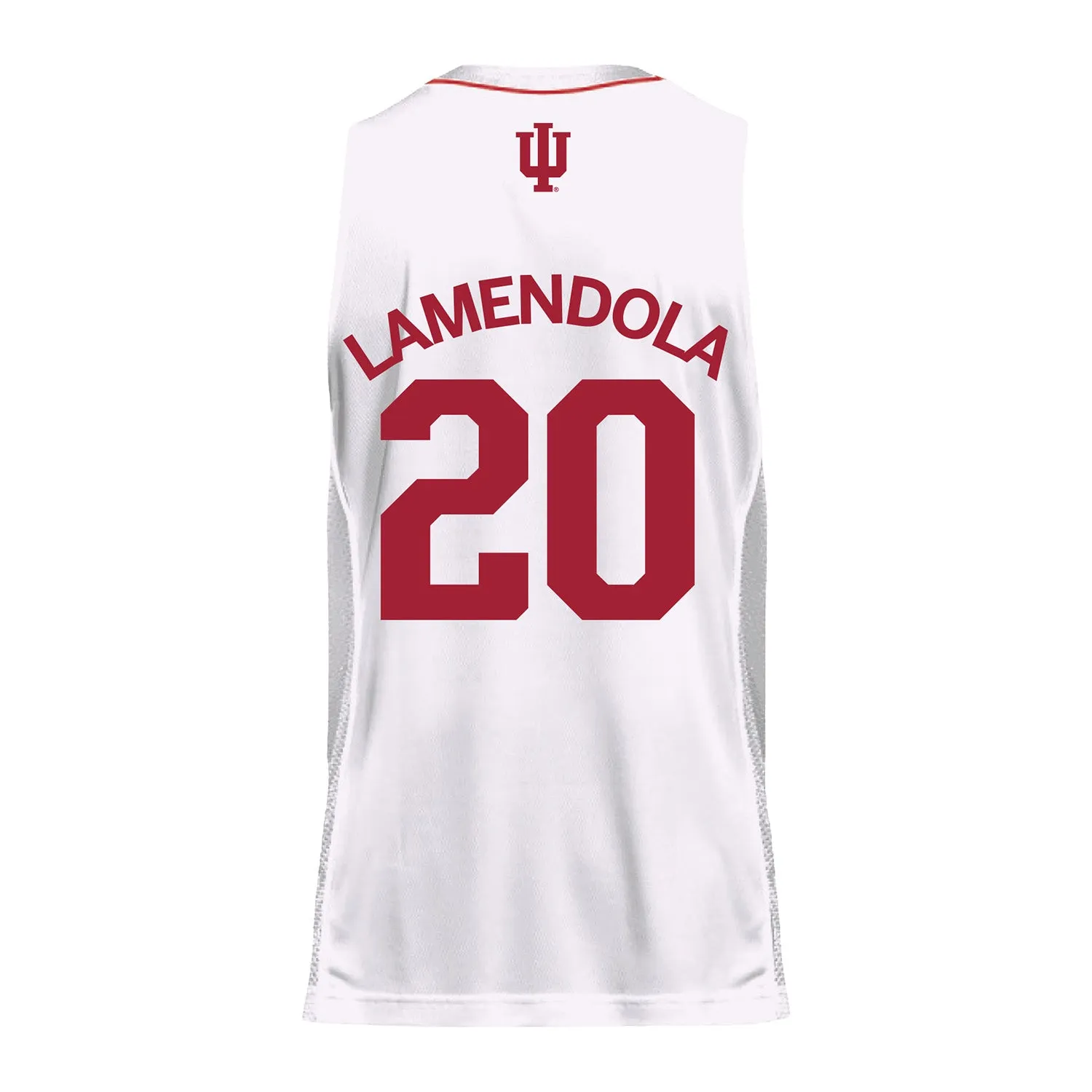 Indiana Hoosiers Adidas White Women's Basketball Student Athlete Jersey #20 Julianna LaMendola