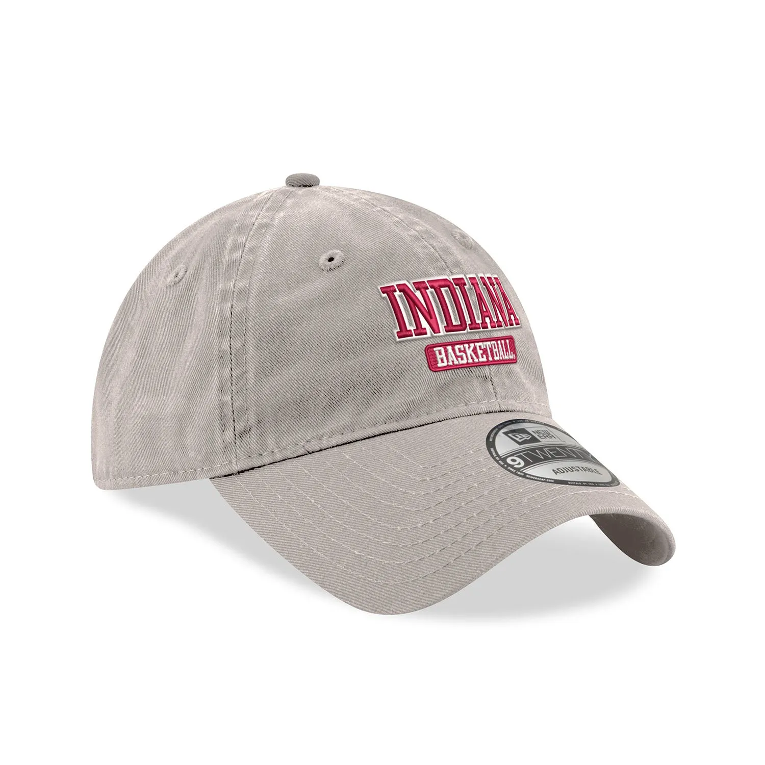 Indiana Hoosiers Basketball Stone Adjustable Hat