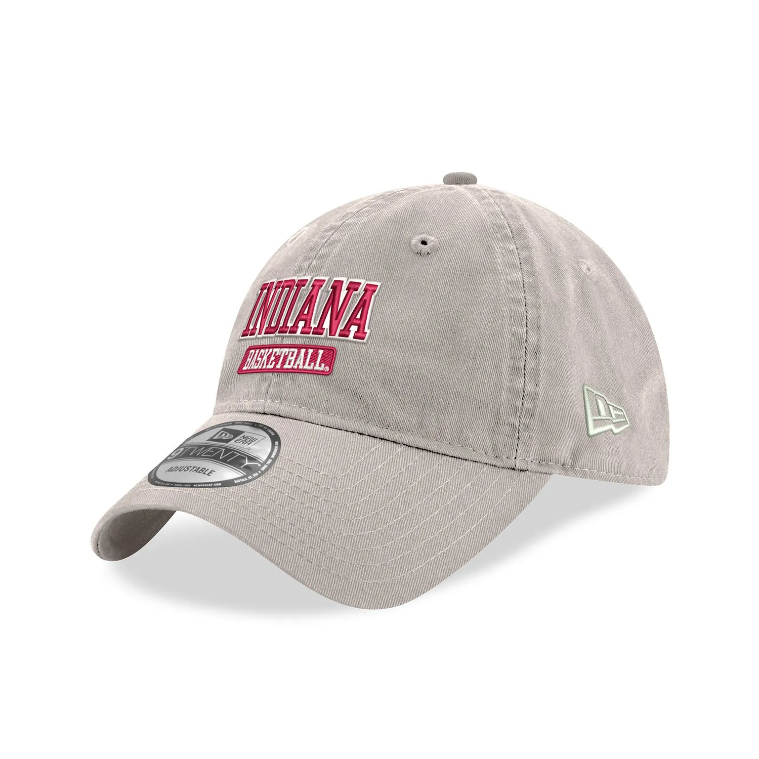 Indiana Hoosiers Basketball Stone Adjustable Hat