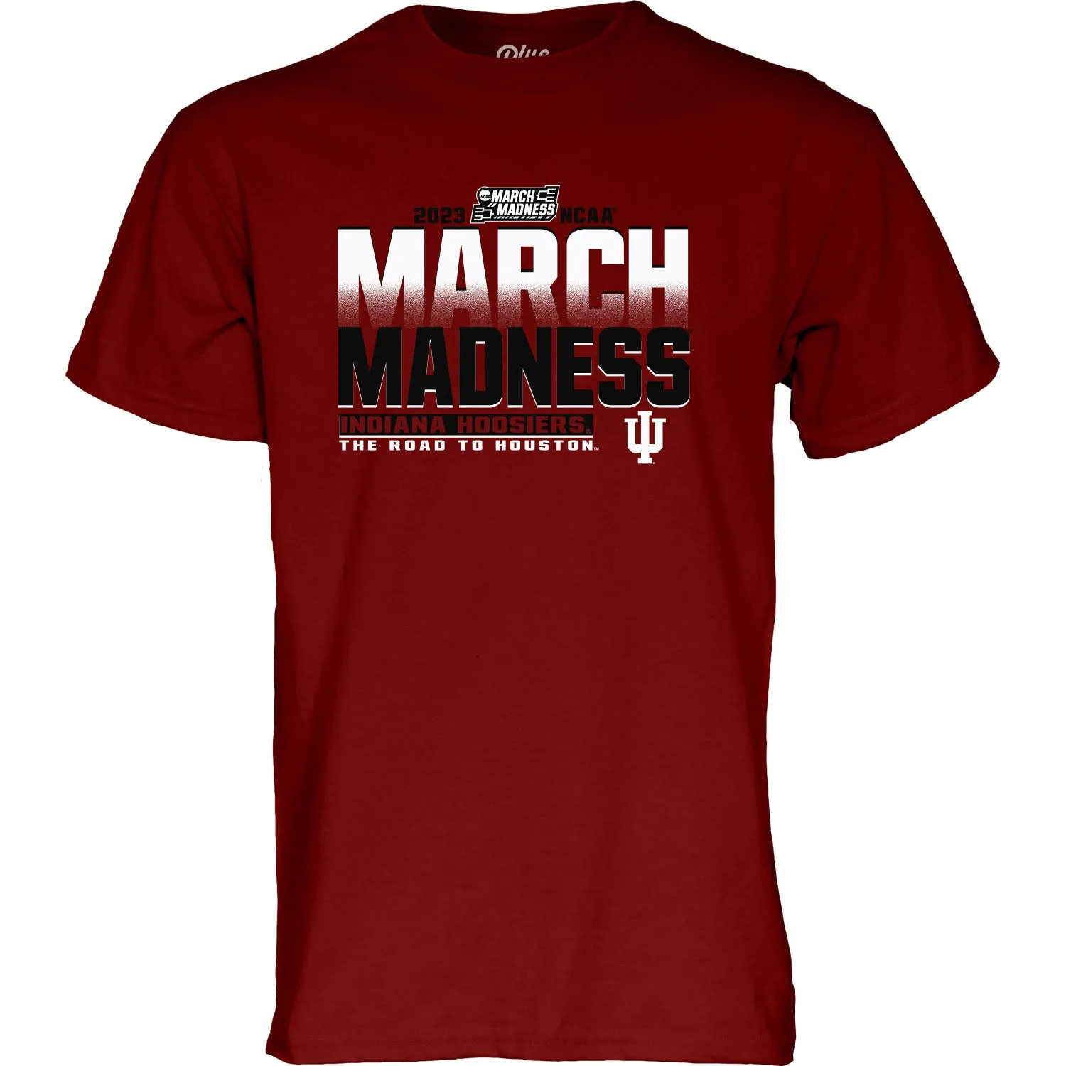 Indiana Hoosiers Men's Basketball 2023 March Madness Crimson T-Shirt