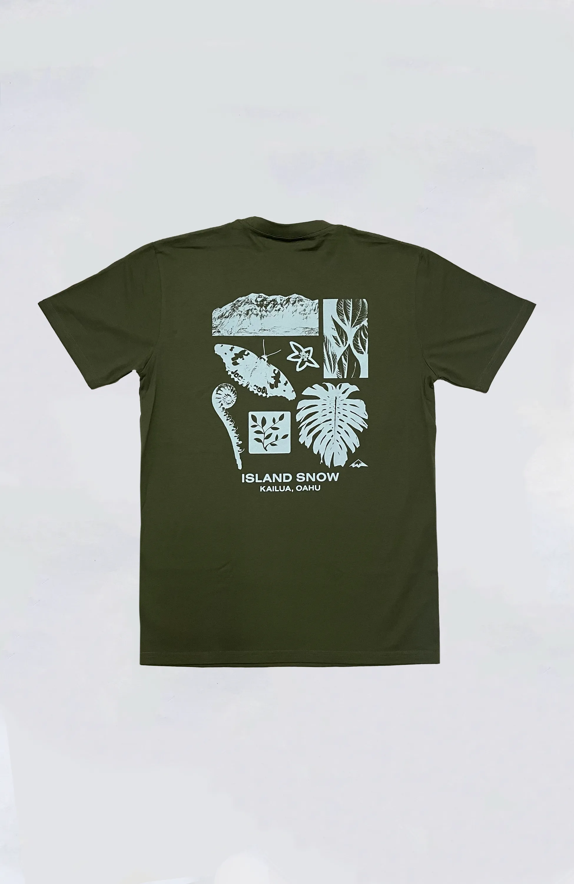 Island Snow Hawaii - IS Ko'olau Collage Premium Heavyweight Tee