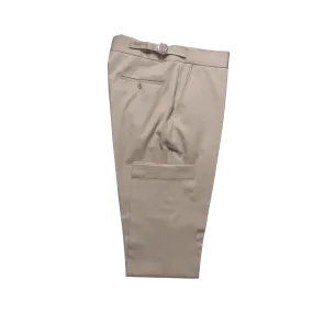 ITALIAN COTTON FLAT FRONT CHINOS