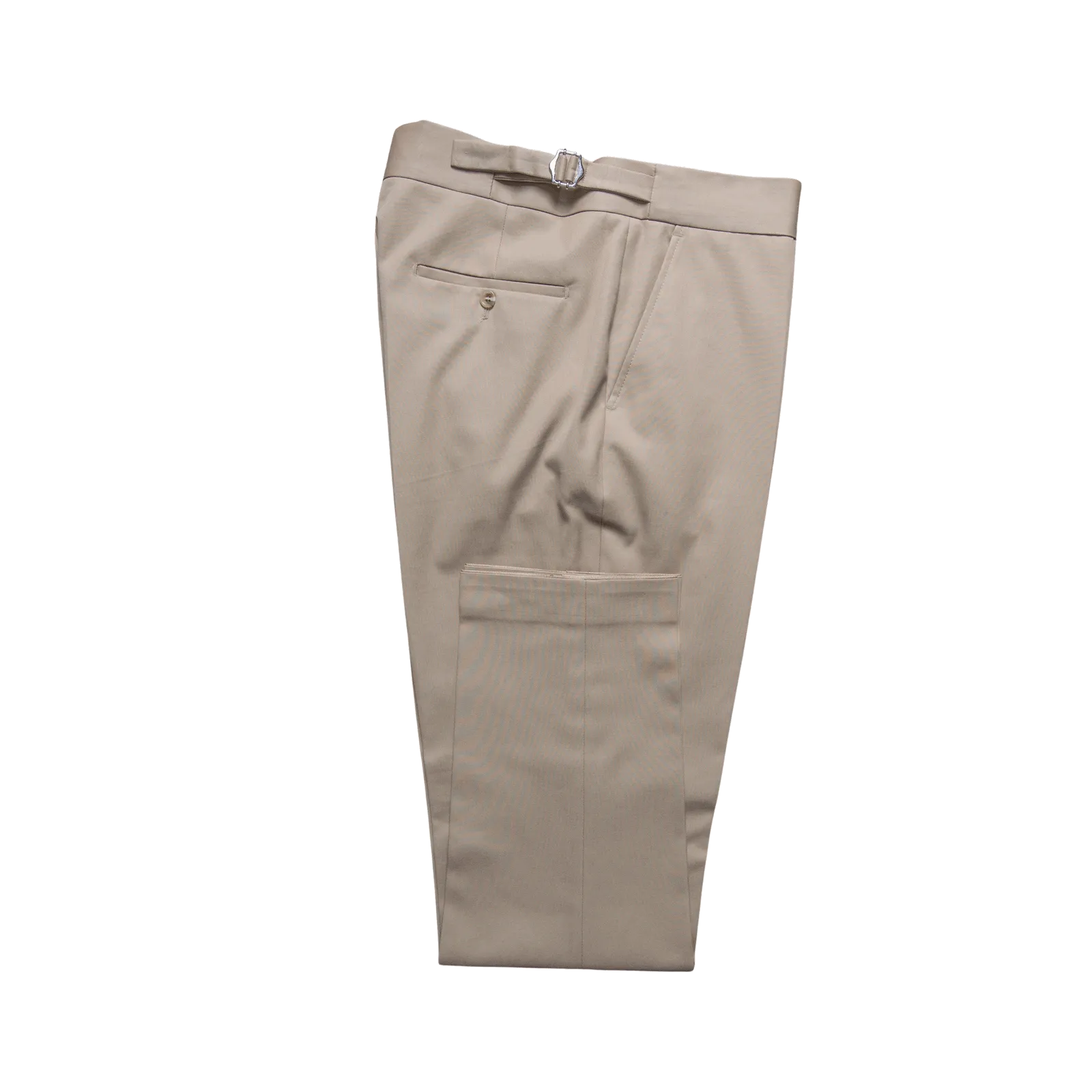 ITALIAN COTTON FLAT FRONT CHINOS