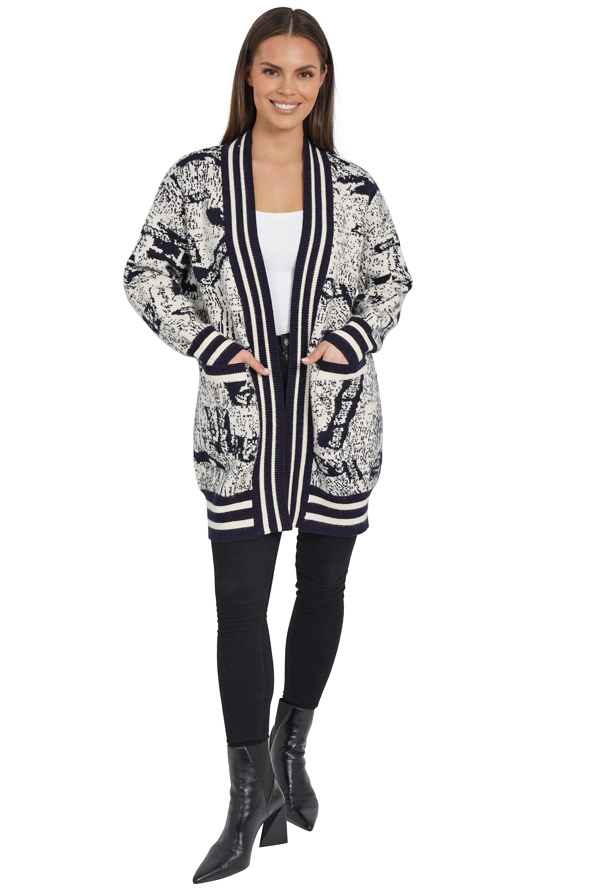 Ivy Open Front Cardigan