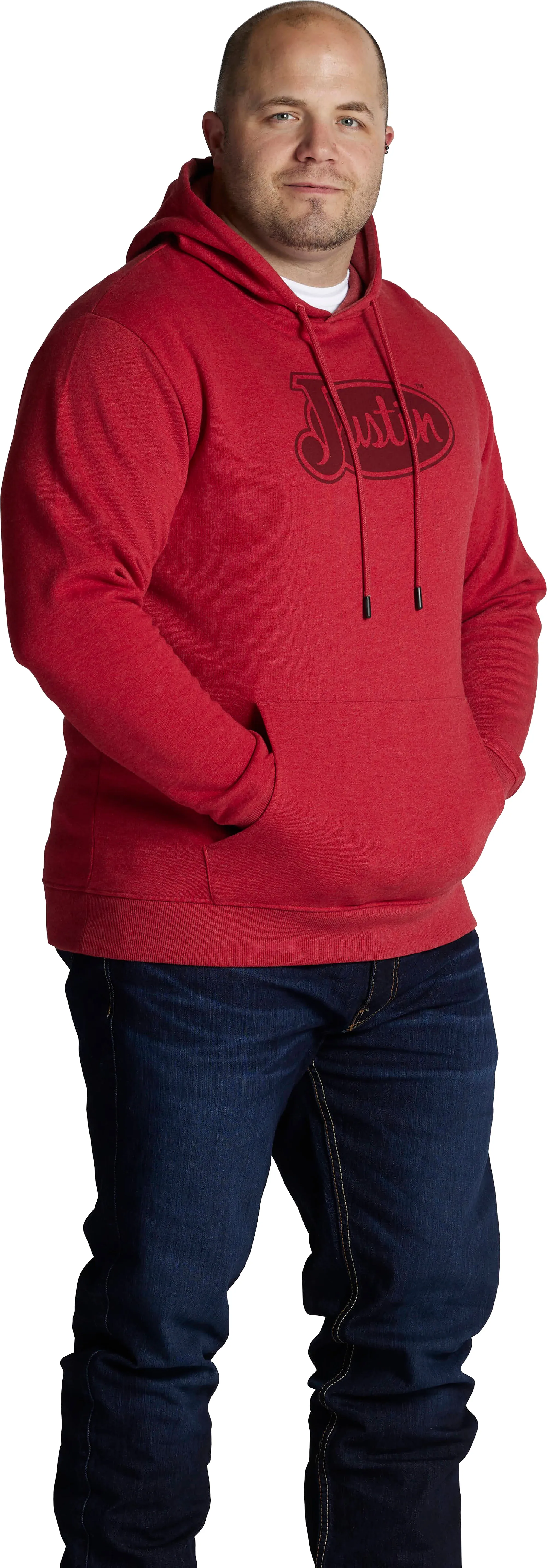 Justin Brands Charleston Hoodie in Red J-1468